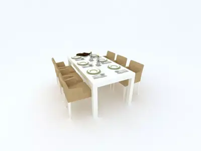 A very nice little table 3D model