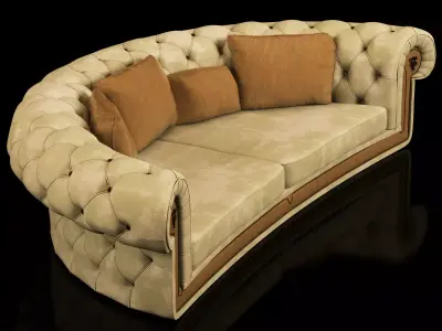 visionnaire jackpot arc sofa 3D model
