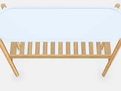 SATSUMAS Plant stand 1 Low-poly 3D model