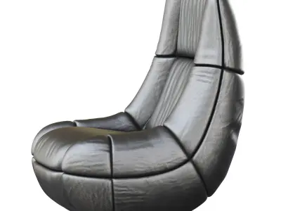 De Sede collection of cozy armchairs 3D model