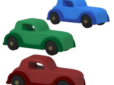 Garage toy 3D model