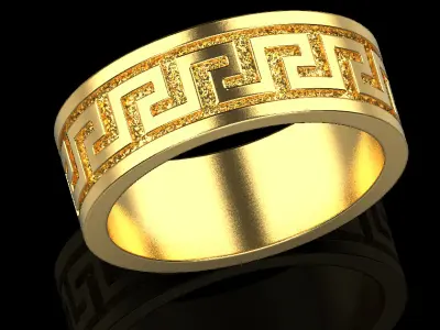 Bracelet and Ring set 29450 3D print model