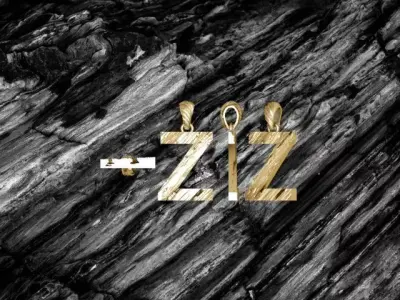 Z Letter Alphabet Wooden Texture Pendant 3D Print Model 3D print model
