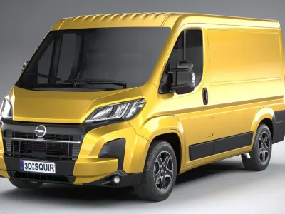 Opel Movano L1H1 2024 3D model