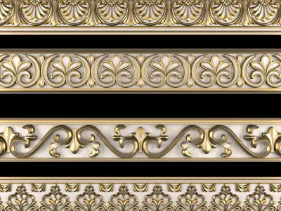 Path Ornament Pack 07 3D model