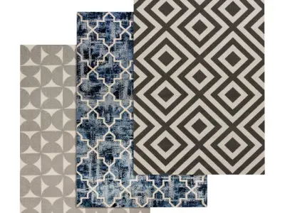 Rug Set 708 3D model