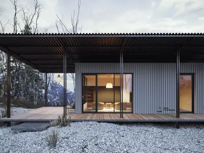 Mountain Cabin full CGI 3D model