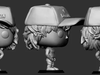 Ayrton Senna PopFunko 3D print model