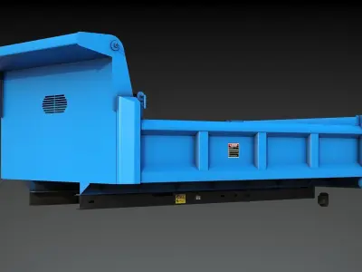 Dump body Low-poly 3D model