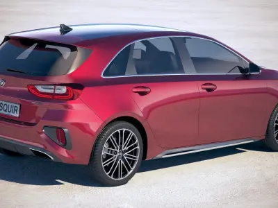 Kia Ceed GT-line 2019 3D model