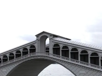 Stone Arch Bridge 3D model