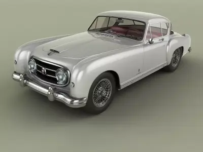 Nash-Healey Le Mans Coupe 3D model