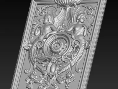 Decorative marble 2   3D model 3D print model