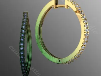 Earrings lr2 3D print model