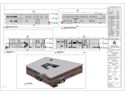 Community Multi-Speciality Hospital - Revit Model 3D model