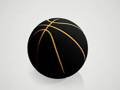 Basketball ball 3D model 4
