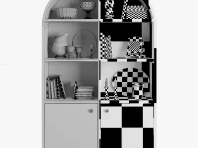 Traditional shelf 3D model