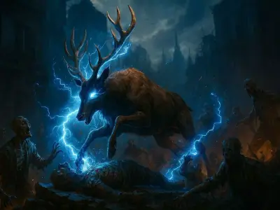 Deer Animal  Low-poly 3D model