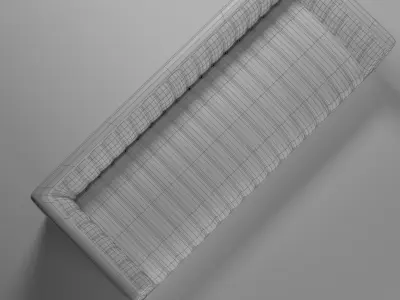 Tufted Sofa 3D model purchase