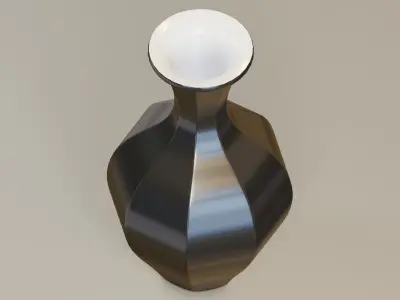 Vase 04 Low-poly 3D model