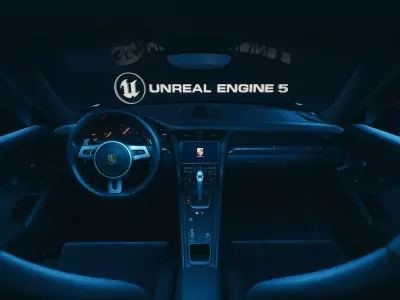 PORSCHE GT3RS - Unreal Engine 5 3D model