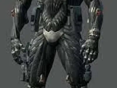 NANO SUIT - 2 from Crysis 3 Low-poly 3D model