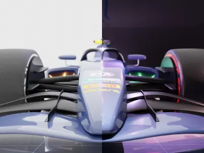 F2 2024 Launch Car  3D model