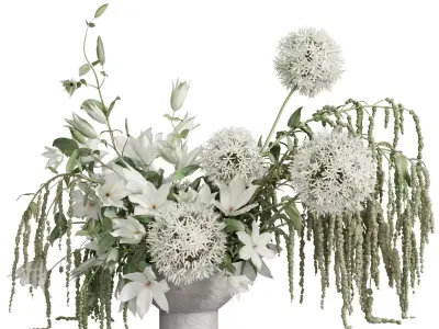 Flower In Vase 101 3D model