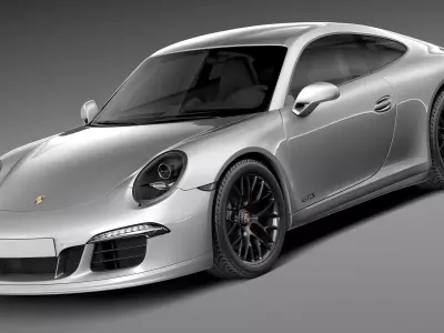 Porsche 911 Carrera GTS Coupe 2016 3D model