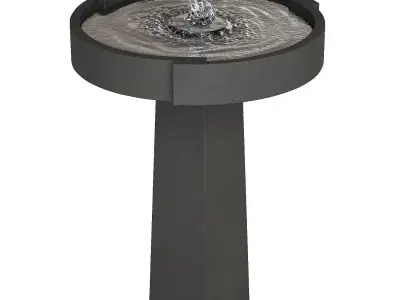 Concept Birdbath Fountain 3D model