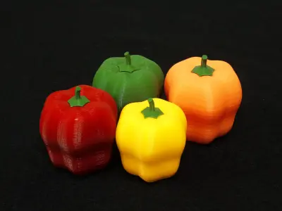 Paprika bell pepper 3D print model