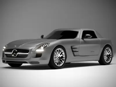 Mercedes benz amg sls 3D model