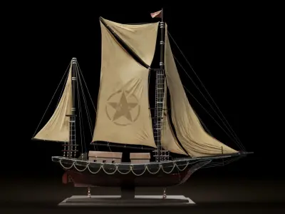 Spray ship 1892 3D model