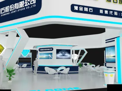 Booth - Area - 15X15-3DMAX2009-05 3D model