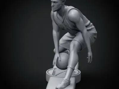 Steph Curry 3D Printable 2S 3D print model