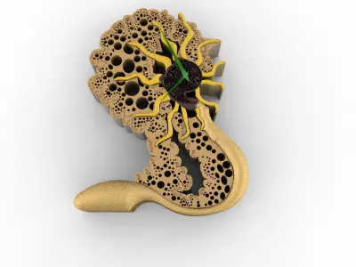 Bonsai tree of Life Clock 3D model