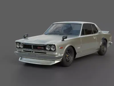 Nissan Skyline GTR 3D model