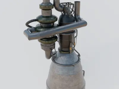 Rocket Engine 3D model