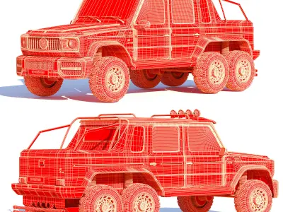 OFF ROAD BENZ G63 3D model
