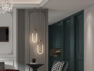 Modern villa decoration Guest Home 3D model