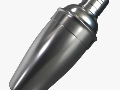 Cocktail shaker 3D model