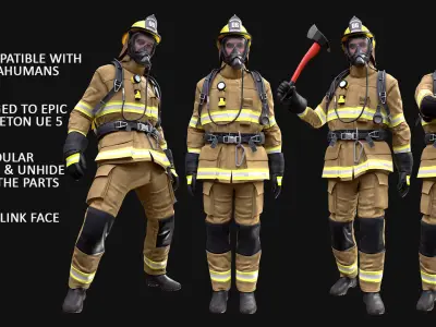 Firefighters Collection - Man and Woman