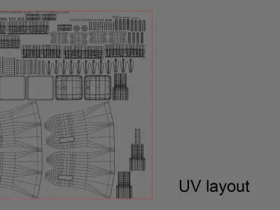 USB Power Adapter for Car 3D model