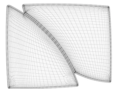 Rectangular Mirror by  Giorgio Collection 3D model
