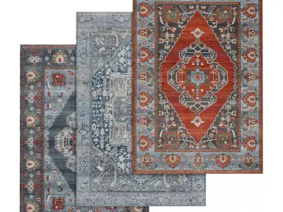 Rug Set 492 3D model