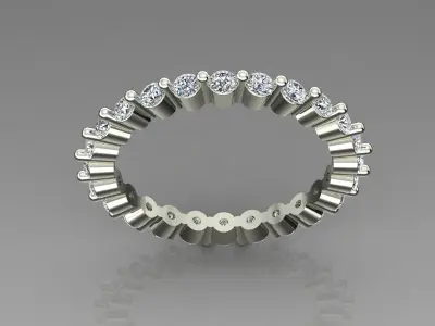 Band Ring 3D print model 80