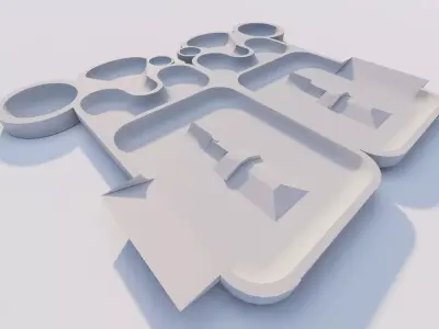 Skatepark-Skate Park PACK 3D model