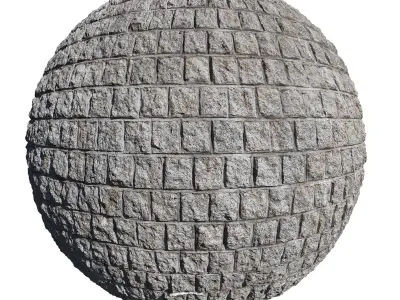 Ultra realistic Brick Old wall  3D model