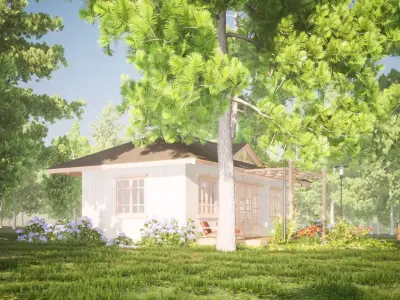 036Countryhouse1f81m2 3D model
