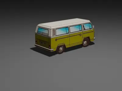 Volkswagen bus 3D model